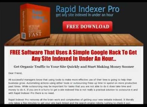 Download Rapid Indexer Pro Software Free