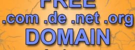 Free .Com .Net .Org Domain with lifetime Unlimited Free Hosting