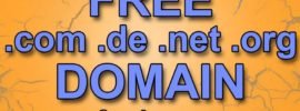 Free .Com .Net .Org Domain with lifetime Unlimited Free Hosting