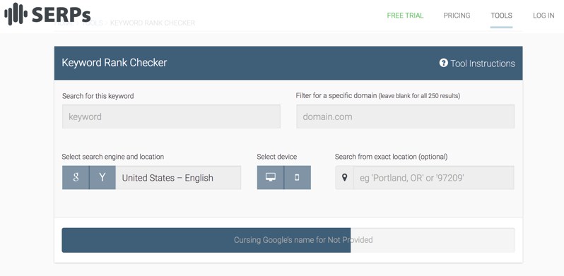 SERPs Keyword rank checker