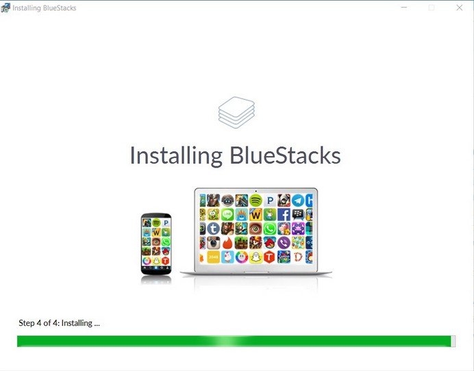 BlueStacks installation process