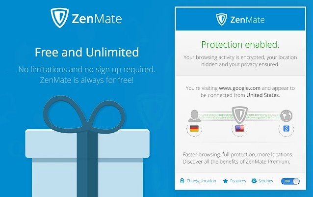 Get Zenmate VPN free Premium