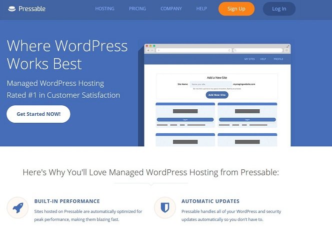 Managed WordPress Hosting from Pressable