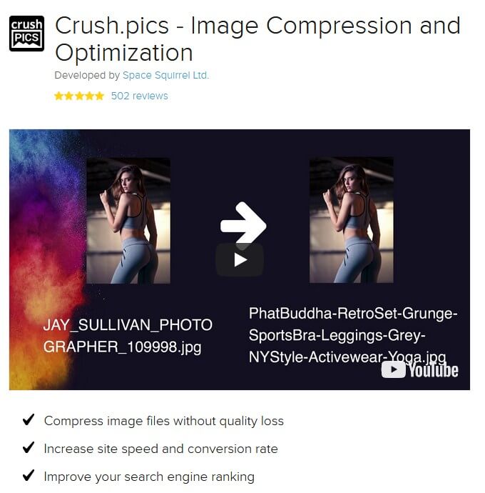 crush pics app by shopify