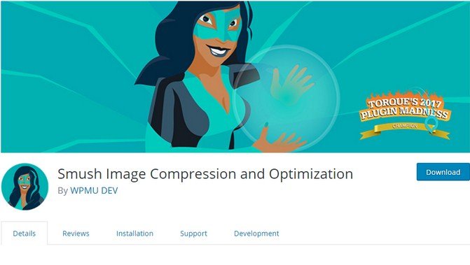 wp smush plugin for image compression