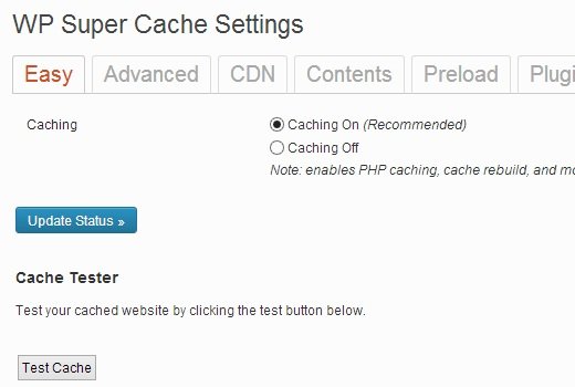 wp super cache