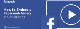 How to Embed a Facebook Video in WordPress