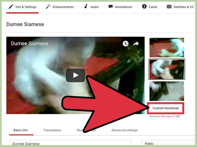 Make a Custom Thumbnail for YouTube