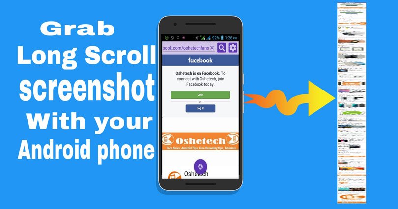 How To Take Scrolling Screenshot in Android and iOS