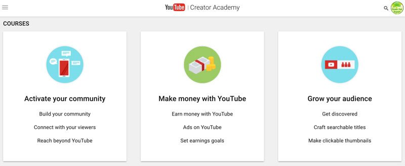 YouTube creator academy