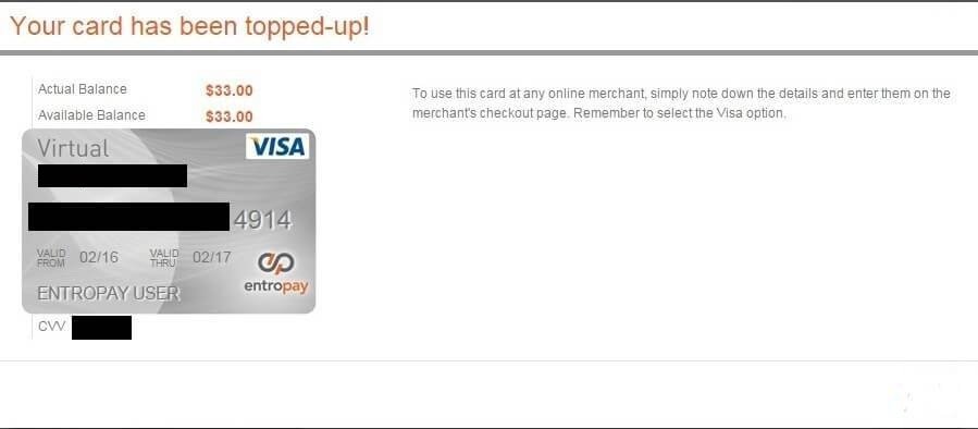 entropay topup card