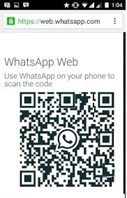 Whatsapp QR code