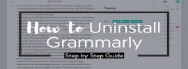 how to uninstall grammarly