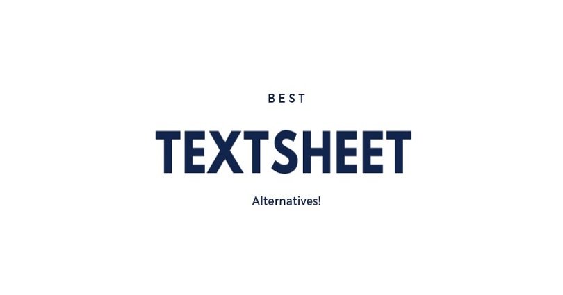 textsheet alternatives