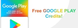free google play credit