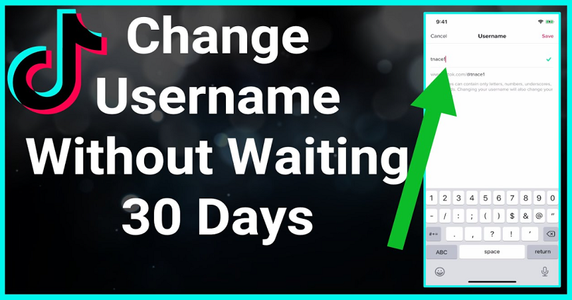 how to change tiktok username before 30 days