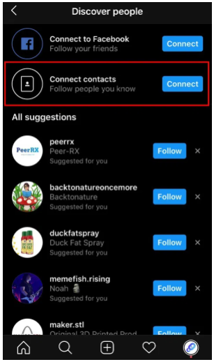 connect contact list