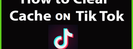 clear cache on tiktok