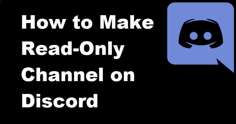 how to make a read-only channel on discord