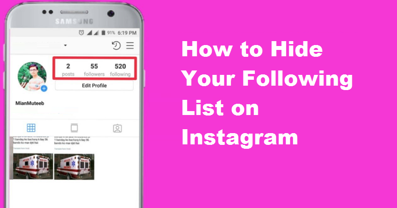How to Hide Your Following List on Instagram
