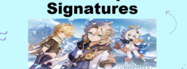 genshin impact signatures