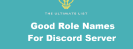 good names for discord server
