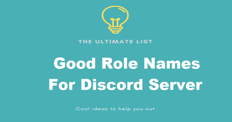 good names for discord server