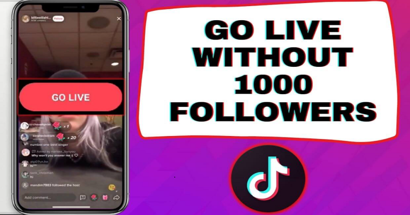 how to go live on tiktok without 1000 followers