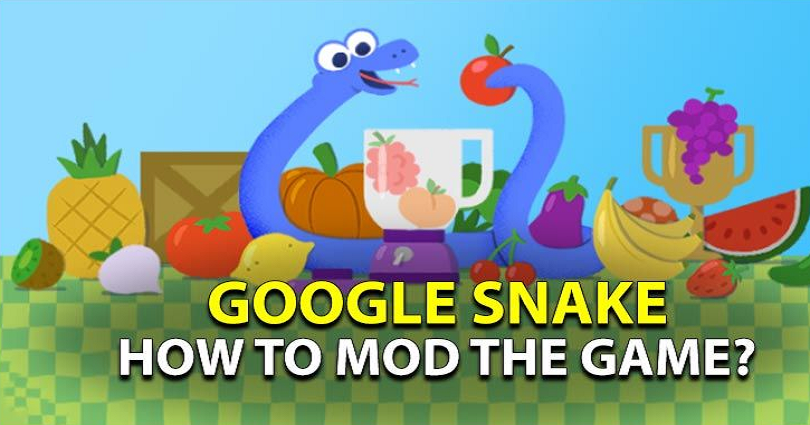how to mod the google snake game