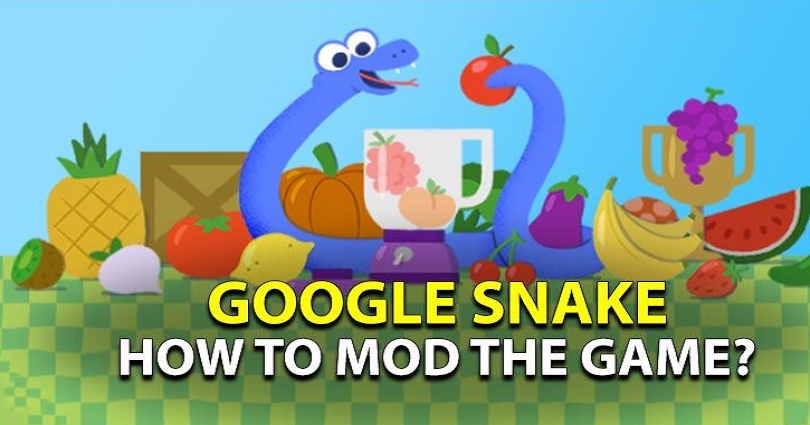 How to mod the google snake game  2021 (Check pinned comment) 