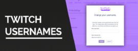 twitch usernames