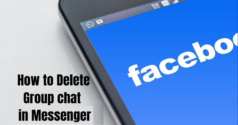 how to delete a group chat on messenger