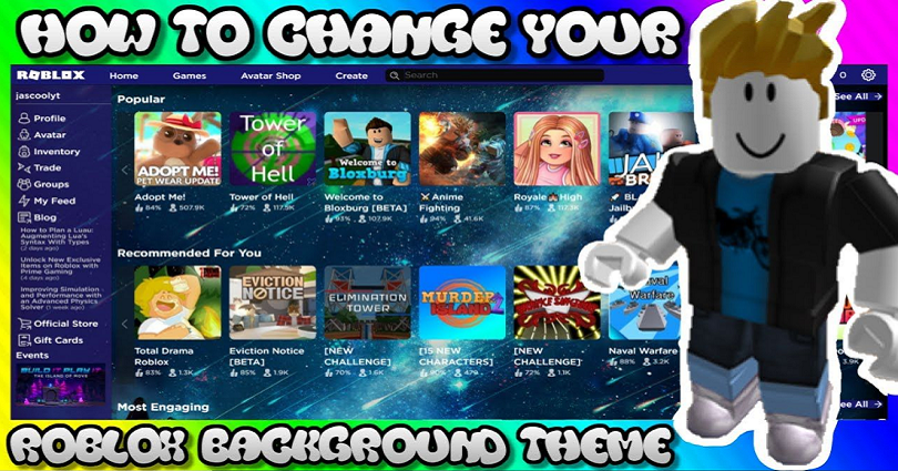 How to Change Your Roblox Background or Theme