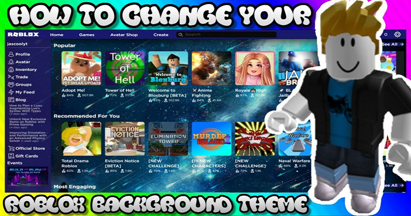 How to Use Stylish Roblox Background For Custom Themes