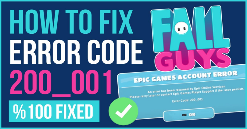 How to Fix Fall Guys Error Code 200_001
