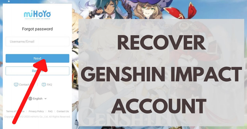 How to Recover Your Genshin Impact Account