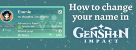 How to Change Your Genshin Impact Username