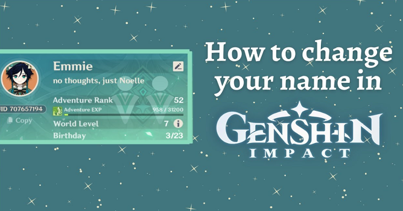 How to Change Your Genshin Impact Username