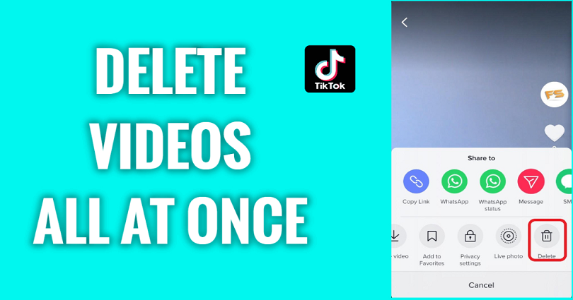How to Delete All of Your TikTok Posts