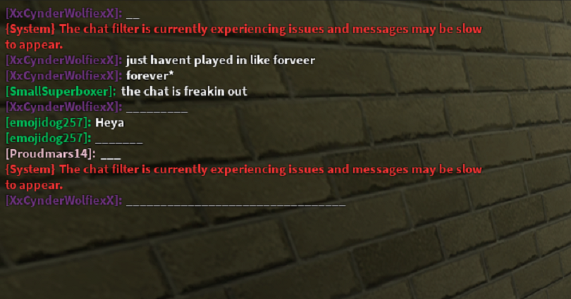 How to Fix The chat filter is currently experiencing issues in Roblox