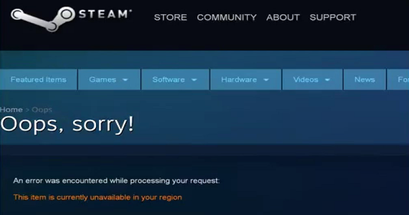 How to Fix This item is currently unavailable in your region
