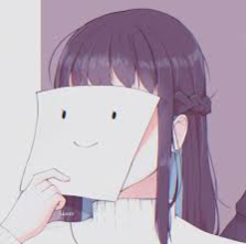 Anime girl covering her face