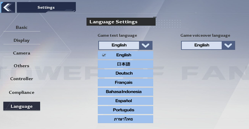 How to Change Text Language in Tower of Fantasy