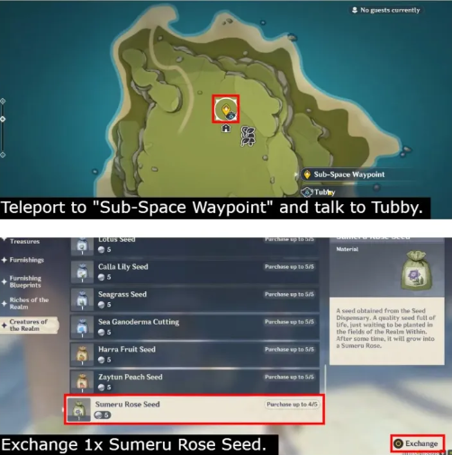 How to Collect Sumeru Rose Seeds in Genshin Impact