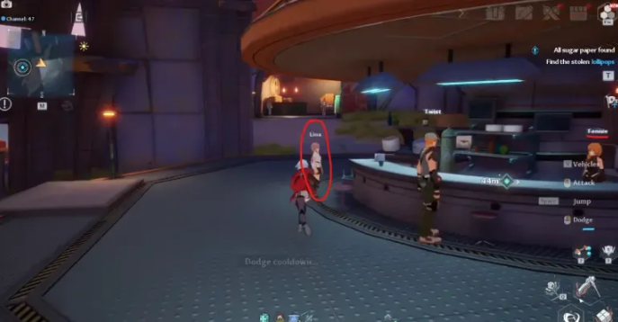 How to Find Lina’s hiding at Fennie’s in Tower of Fantasy