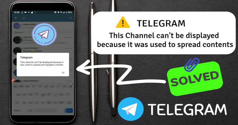 How to Fix This channel can’t be displayed on Telegram