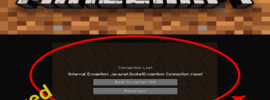 How to Fix internal exception java.net.socketexception connection reset in Minecraft