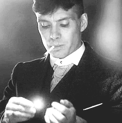 Tommy Shelby Smoking