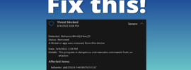 How to Fix BehaviorWin32Hive.ZY on Windows