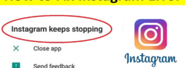 How to Fix Instagram keeps stopping